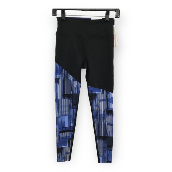 ^ Calvin Klein Large Women's High Waist Printed Full Length Performance Leggings - Picture 1 of 4